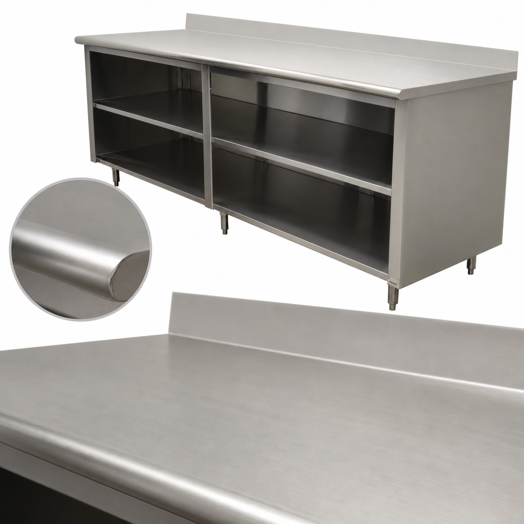 16-Gauge 304 Stainless Steel Top