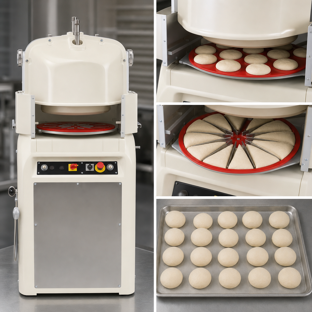 Automated Pressing, Dividing, and Rounding