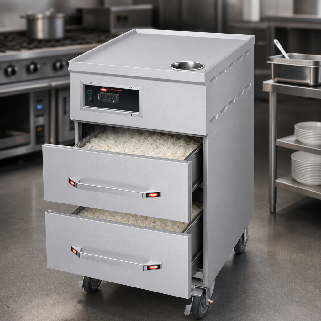 Two-Drawer Rice Holding Design