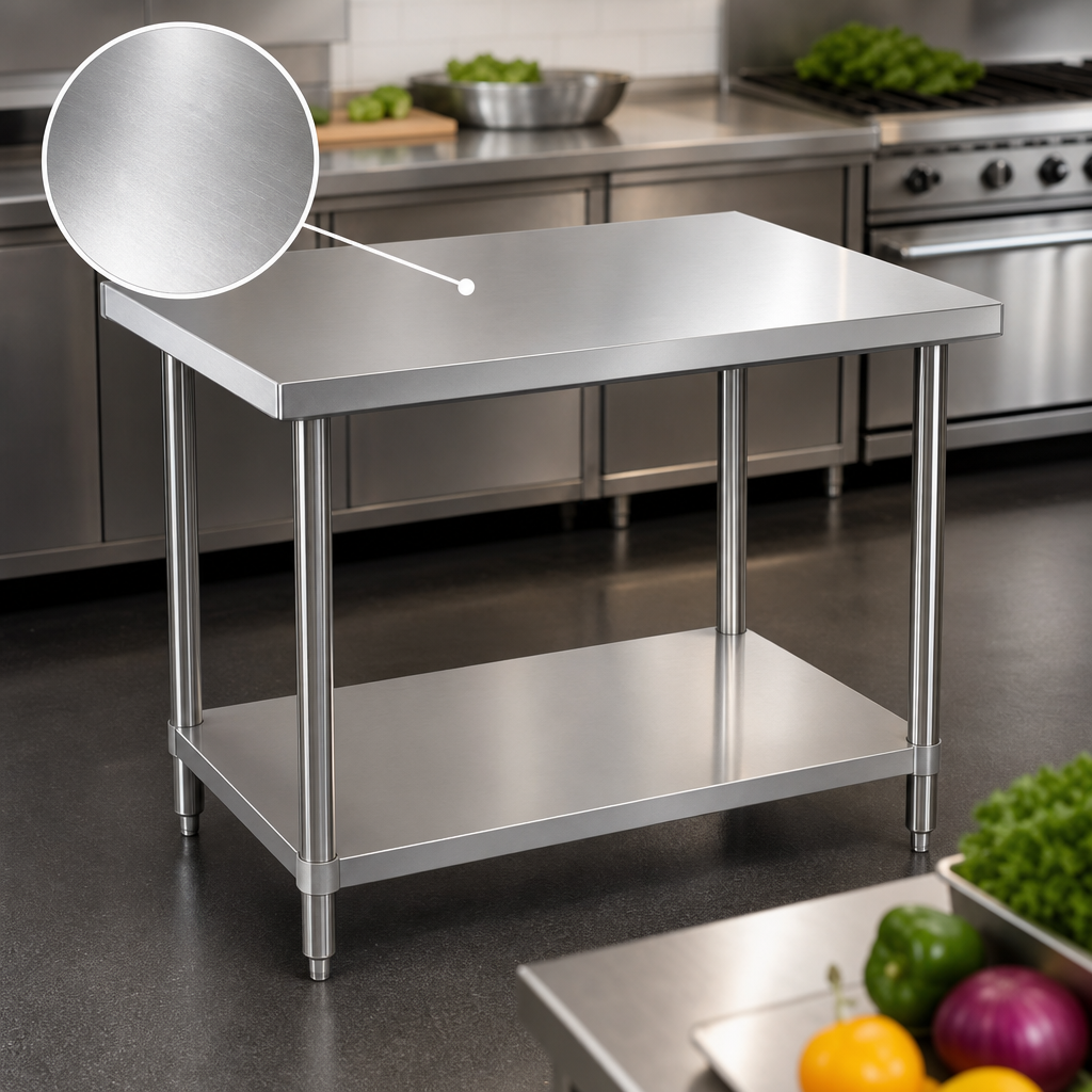 304 Stainless Steel Work Surface