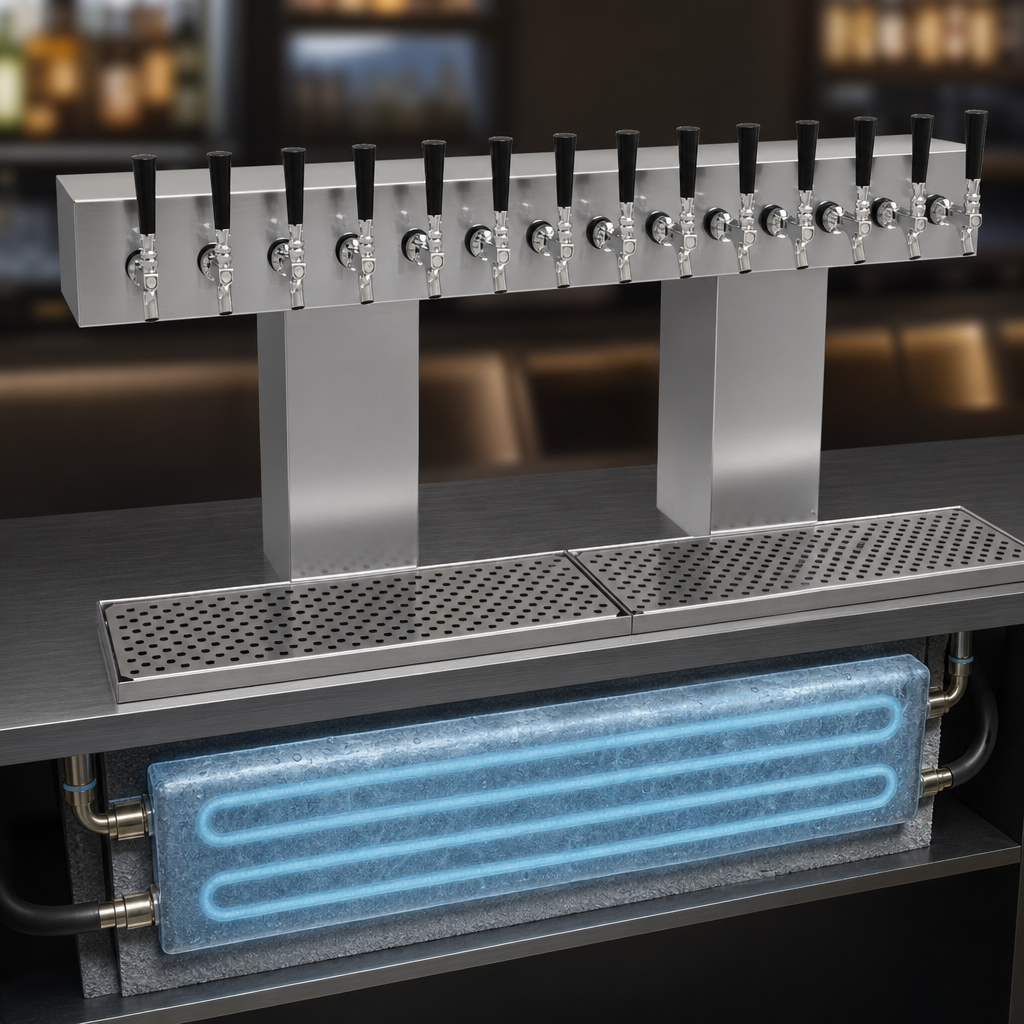 Glycol-Cooled Cold Plate Assembly