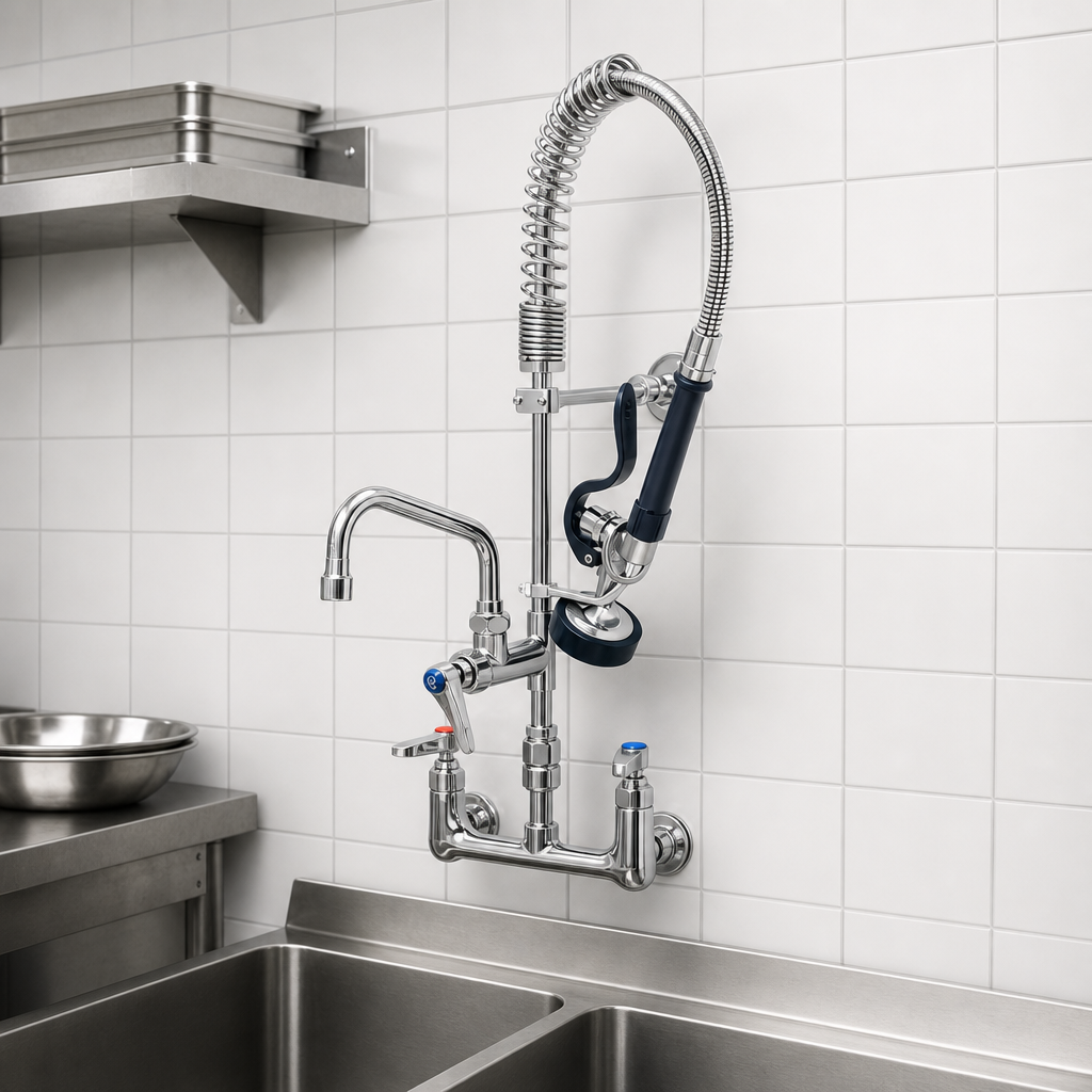 Wall-Mount Mixing Faucet