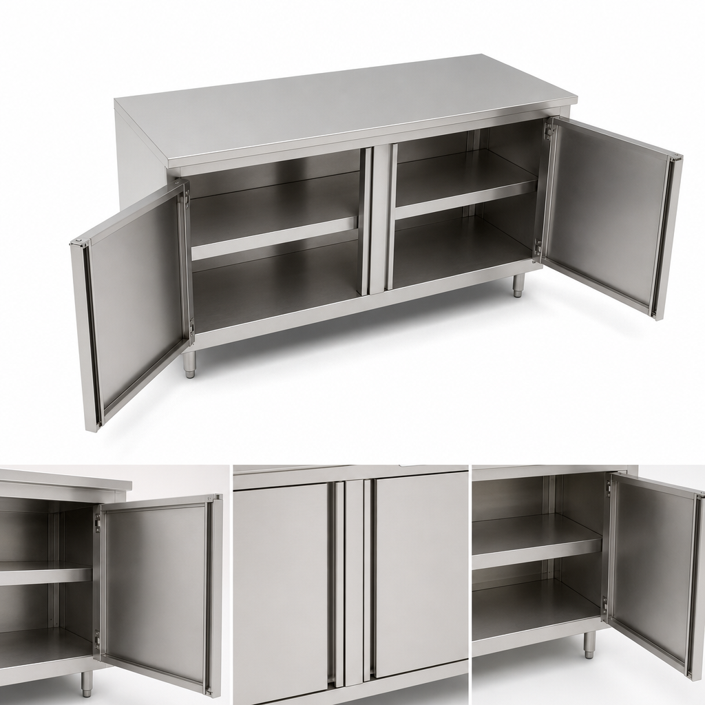 Cabinet Base With Hinged Doors