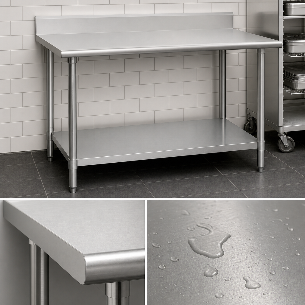 14-Gauge 300 Series Stainless Steel Top