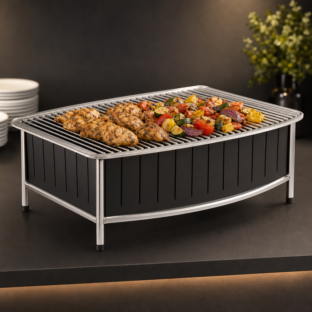 Contoured Buffet Station Design
