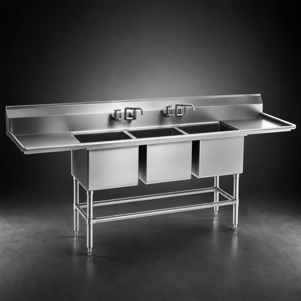 Heavy-Duty Stainless Steel Top
