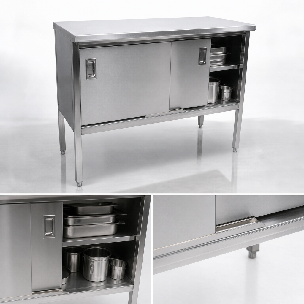 Cabinet Base with Sliding Doors