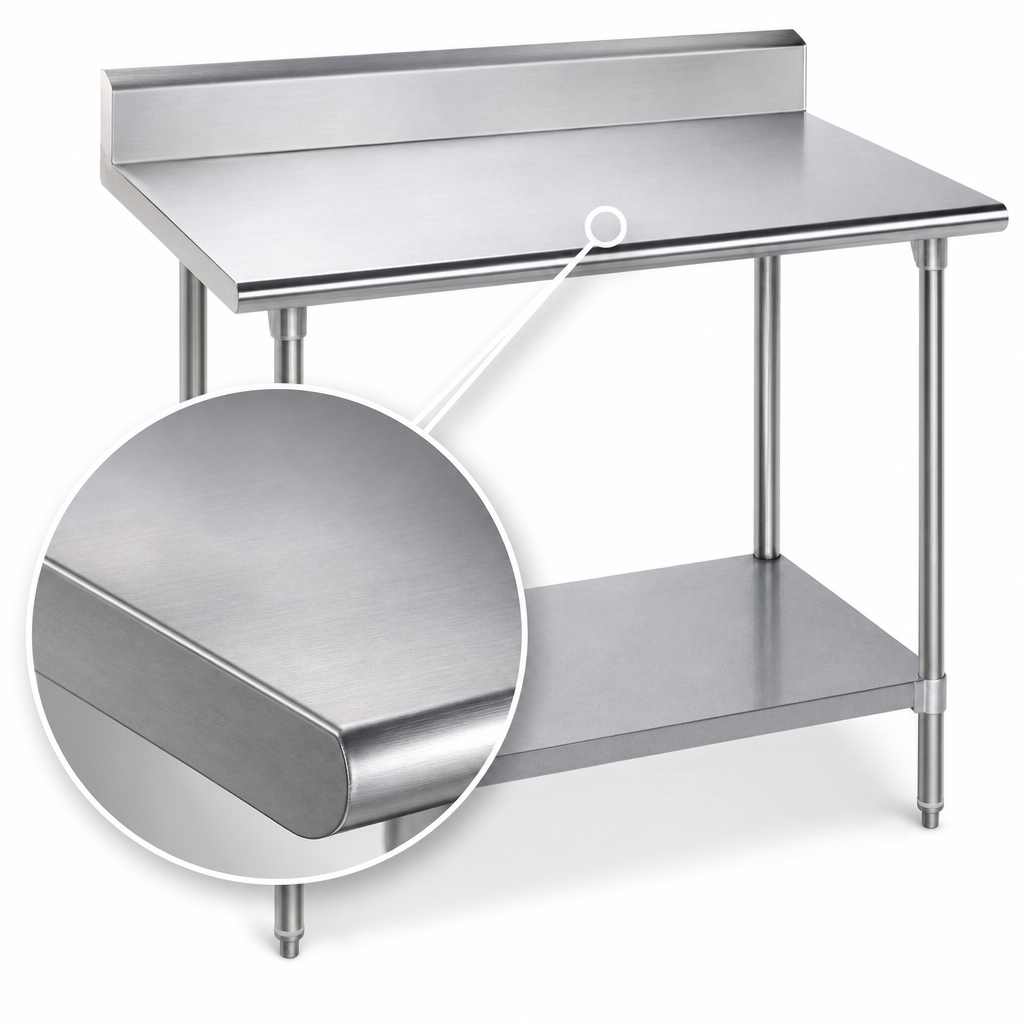 16 Gauge 304 Stainless Steel Top