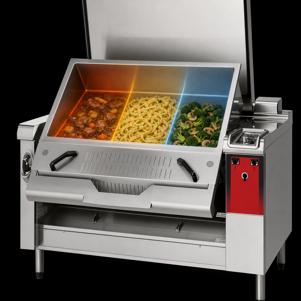 Three-Zone Cooking