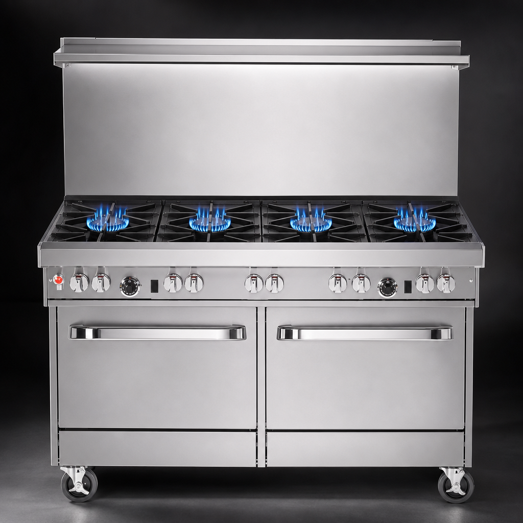 Four Non-Clog Burners