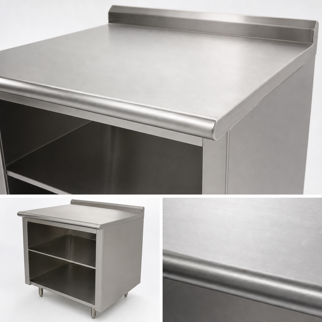 14-Gauge 304 Stainless Steel Top