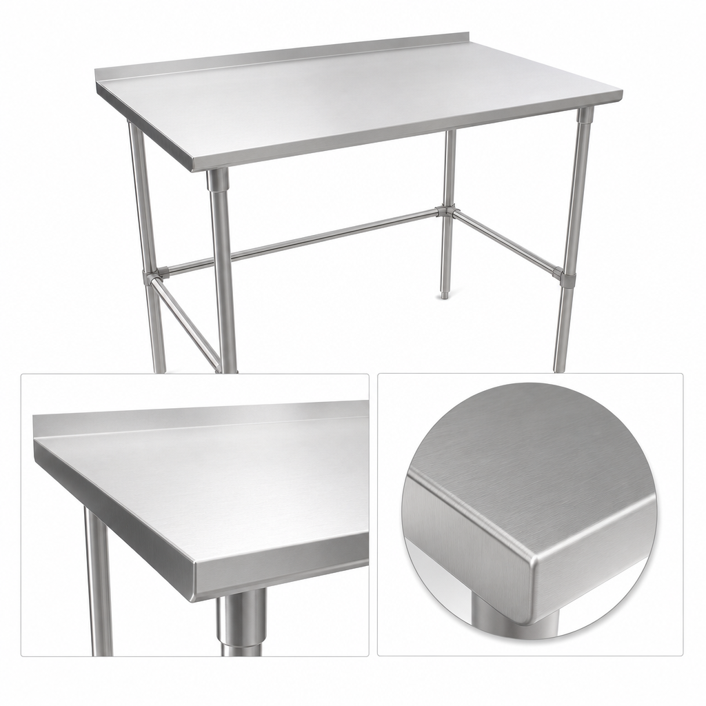 16-Gauge Stainless Steel Top
