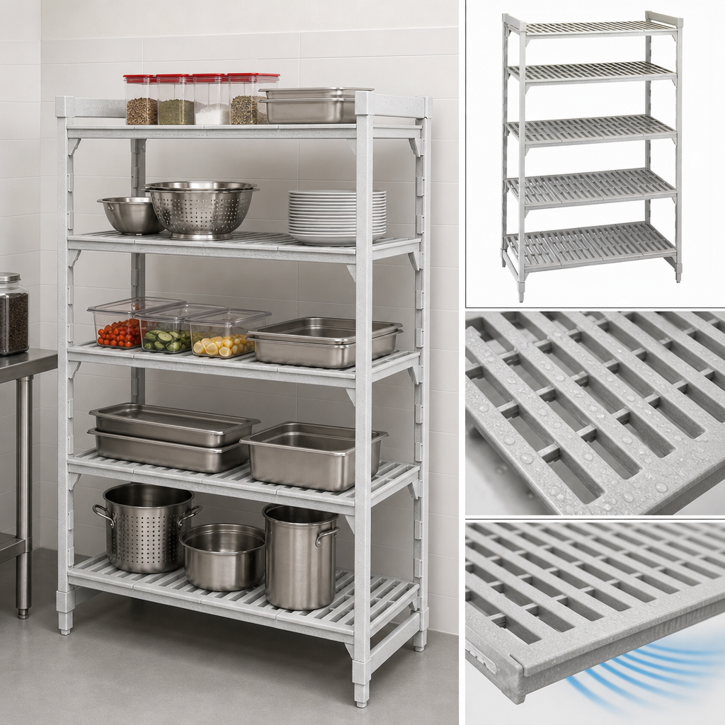 5-Tier Vented Shelf Design