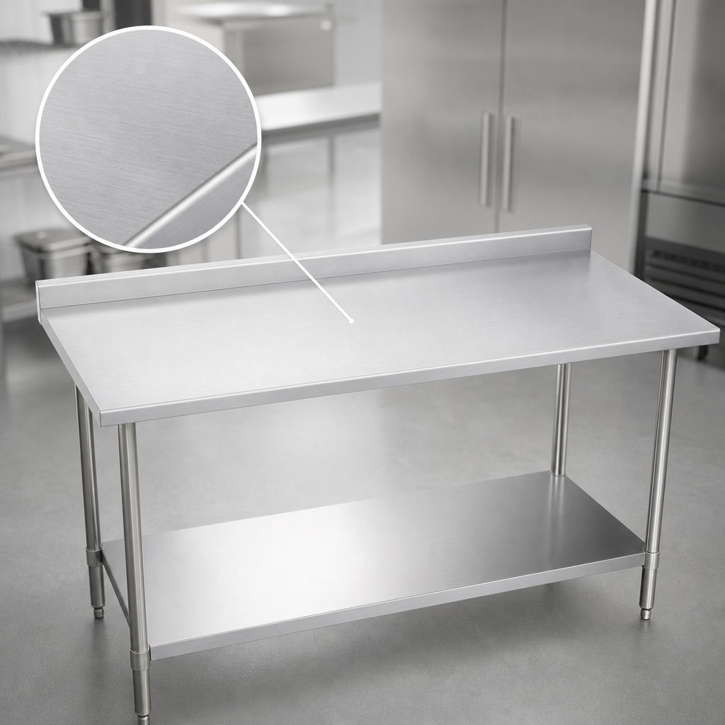16 Gauge 400 Series Stainless Steel Top