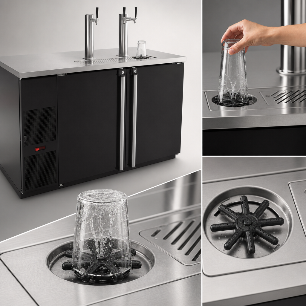 Integrated Glass Rinser