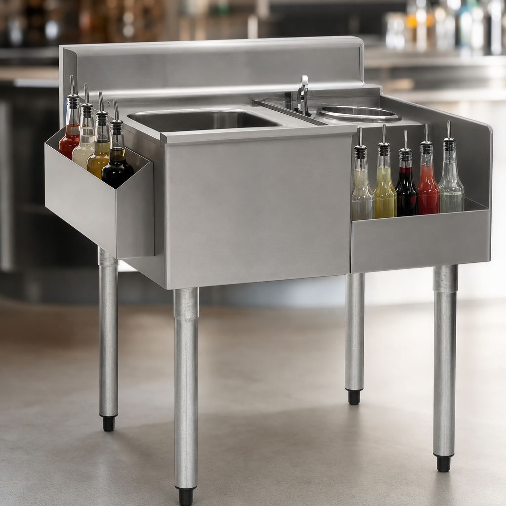 Four Bottle Wells Per Side