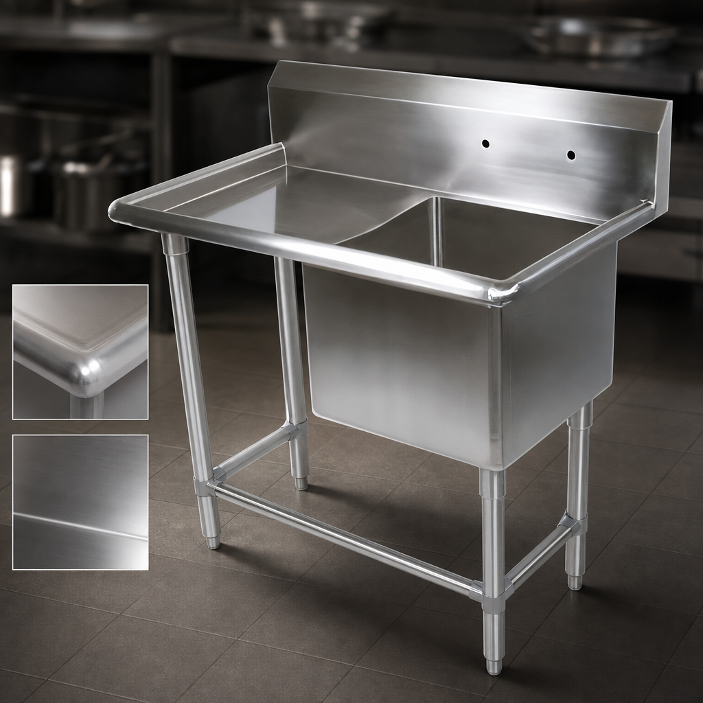 14-Gauge Stainless Steel Construction