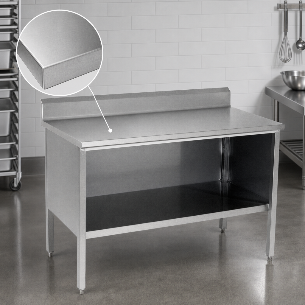 14-Gauge Stainless Steel Top