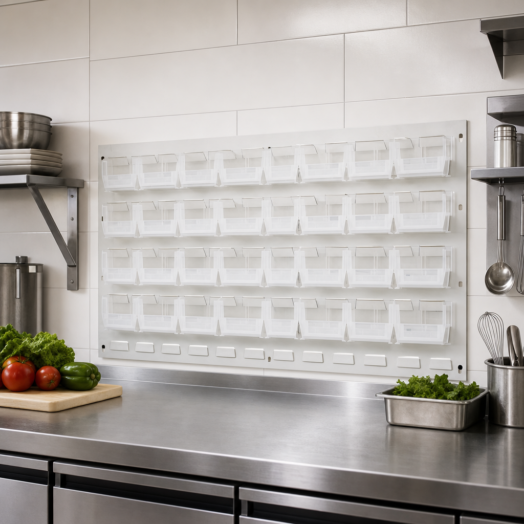 Wall-Mounted Louvered Panel