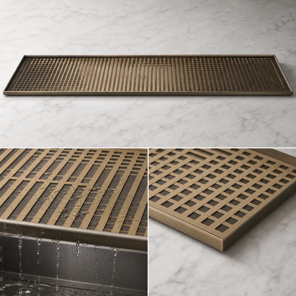 Perforated PVD Brass Screen