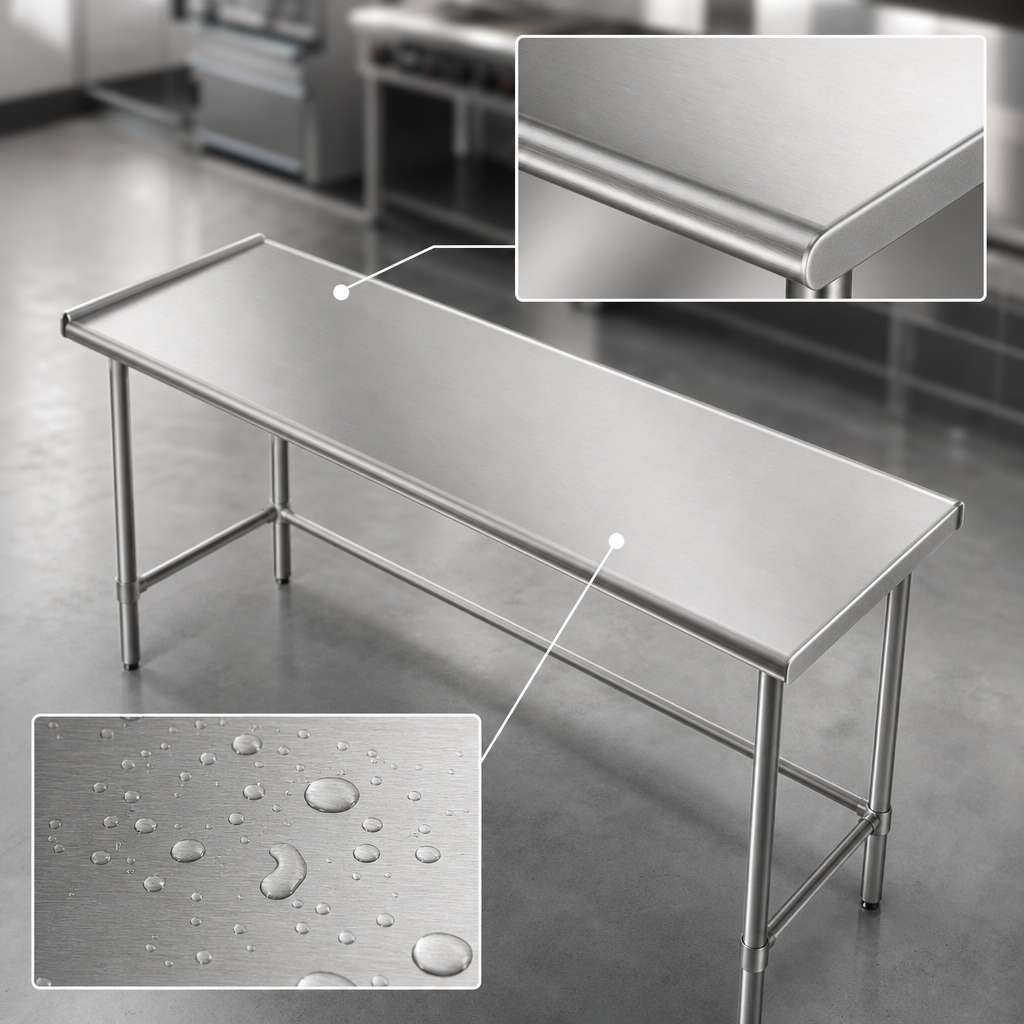 14-Gauge 300 Series Stainless Steel Top