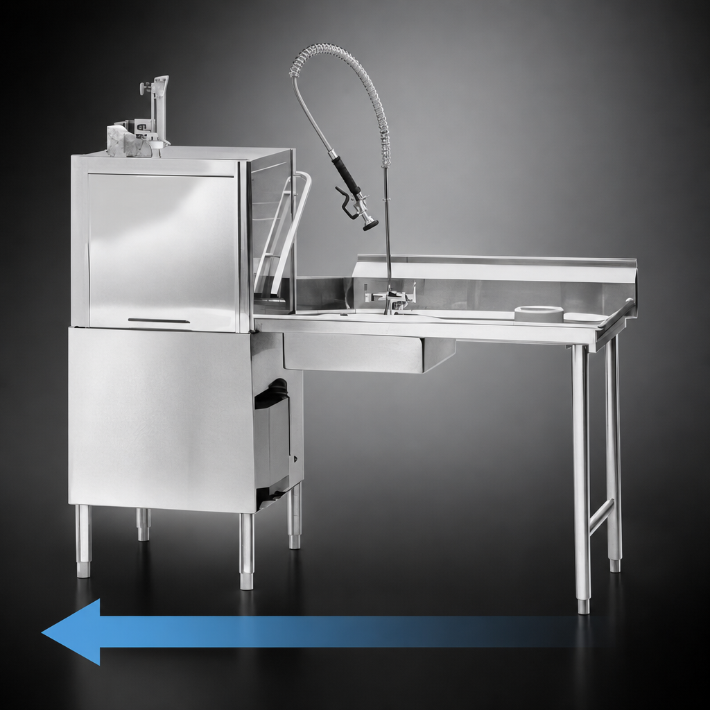 Straight Dishtable Design