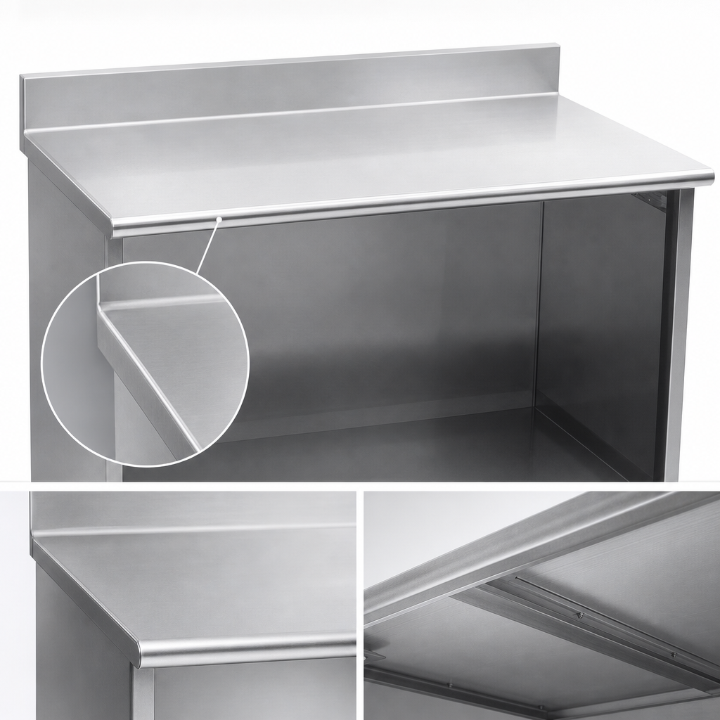 14-Gauge 304 Stainless Steel Top