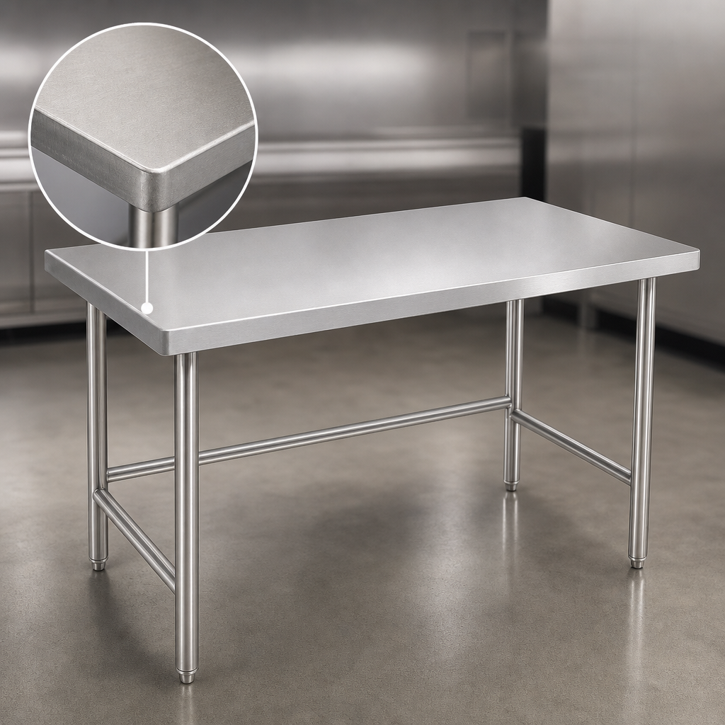 14-Gauge 304 Stainless Steel Top