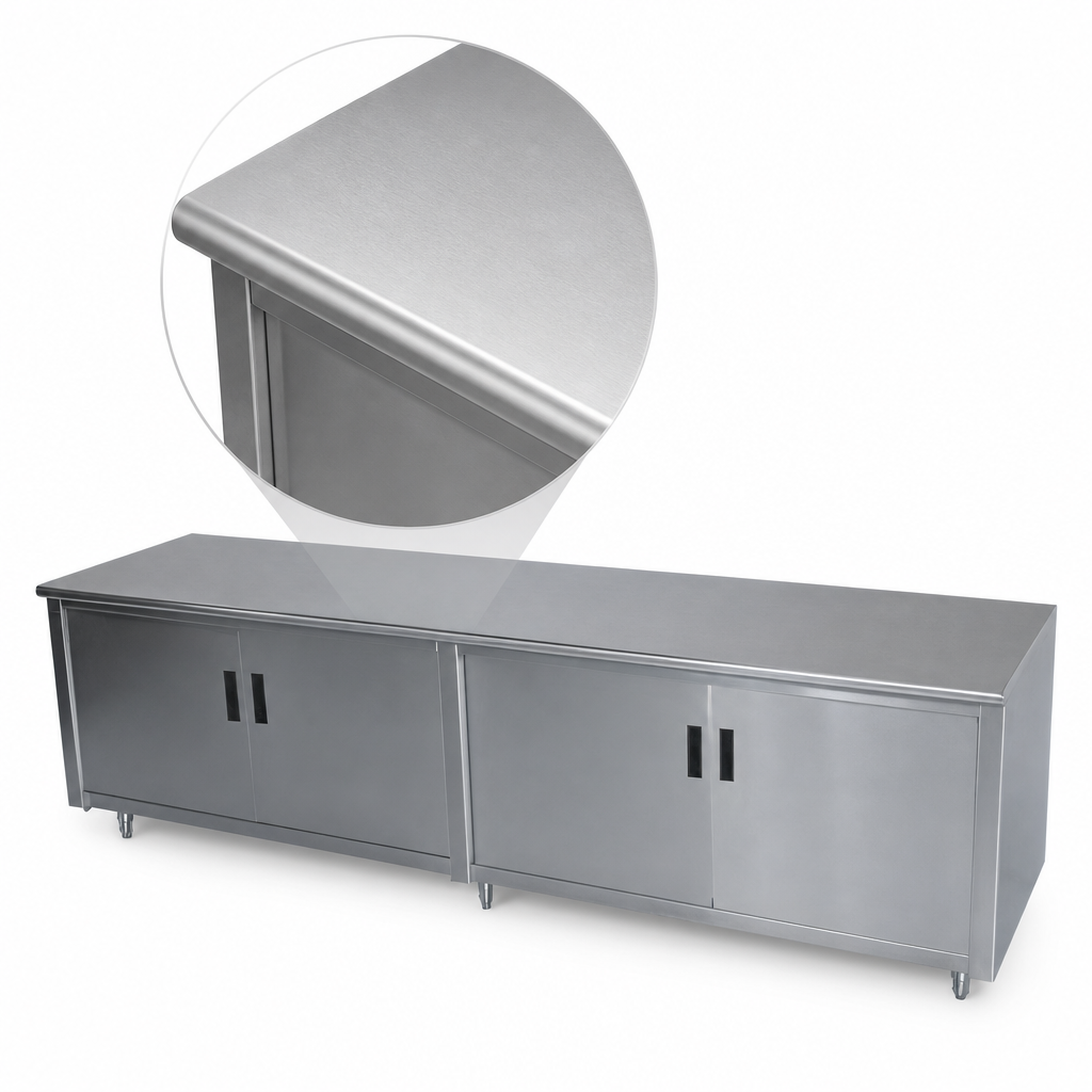 16-Gauge 304 Stainless Steel Top