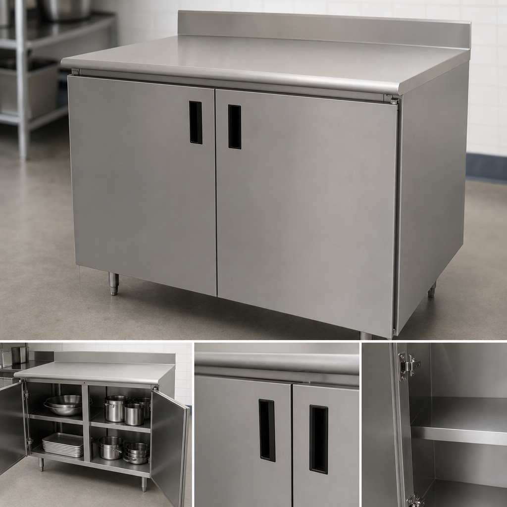 Cabinet Base With Hinged Doors