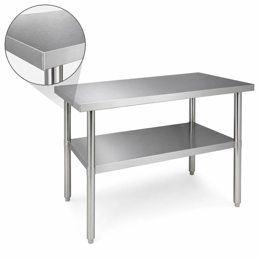 18-Gauge 430 Stainless Steel Top