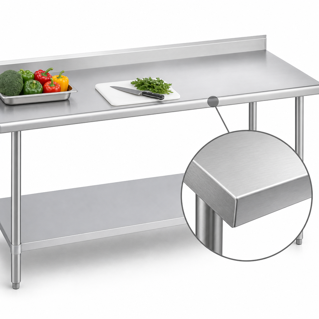 14-Gauge 300 Series Stainless Steel Top