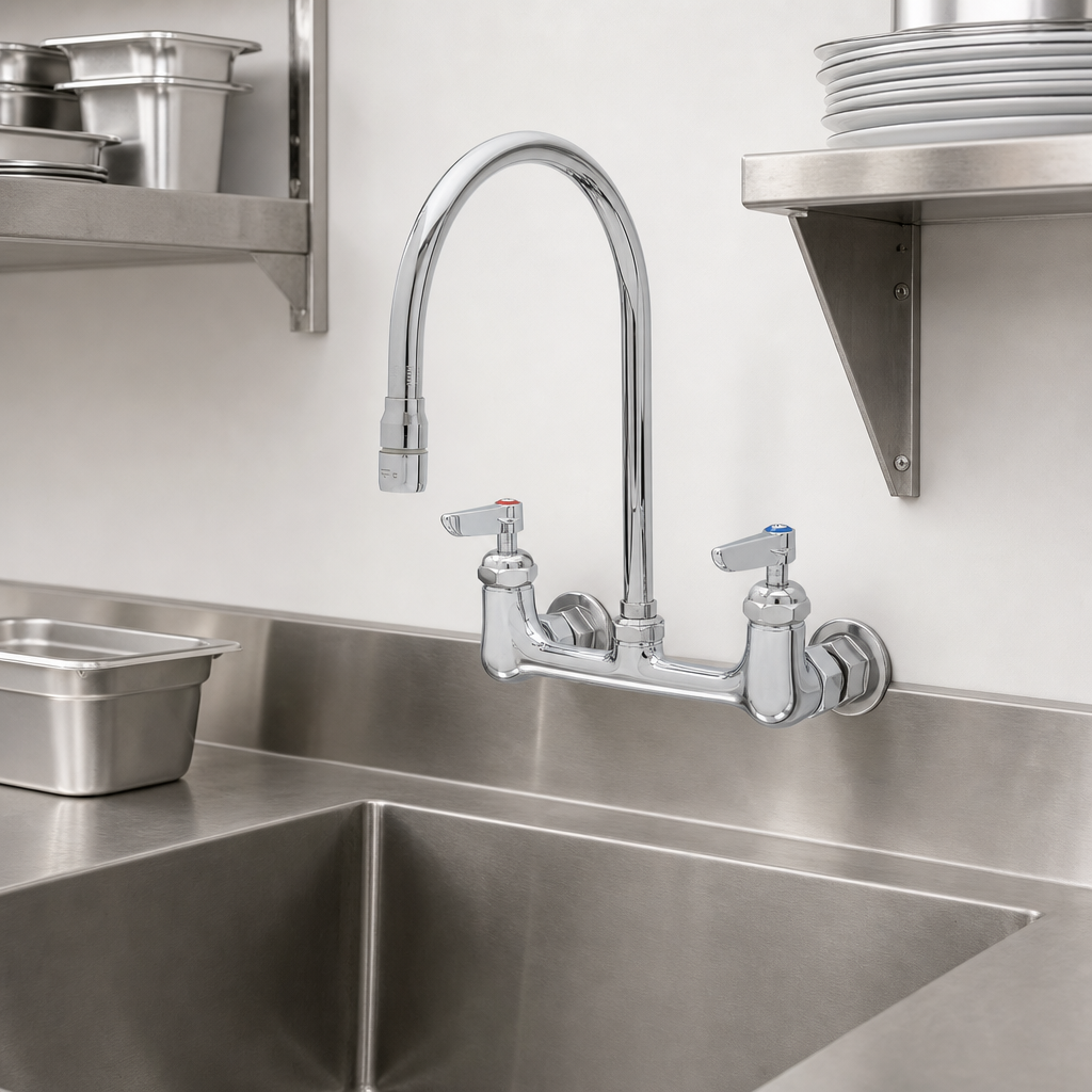 Wall-Mount Mixing Faucet