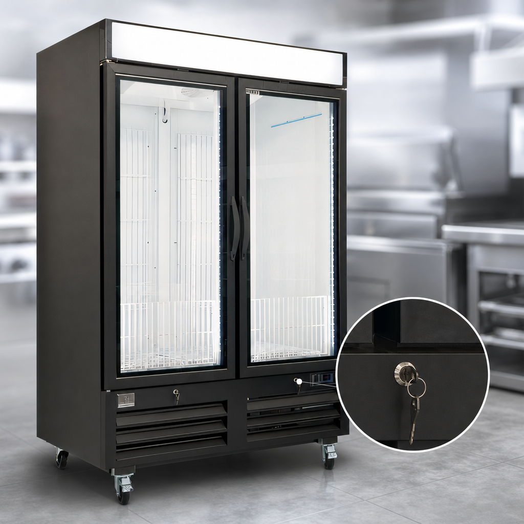 Hinged Glass Doors With Locks