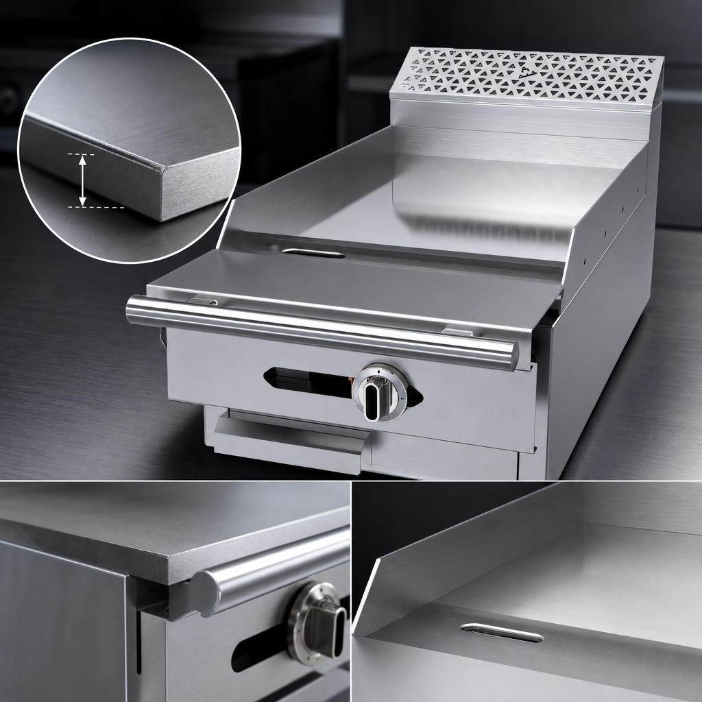 1-Inch Steel Griddle Plate