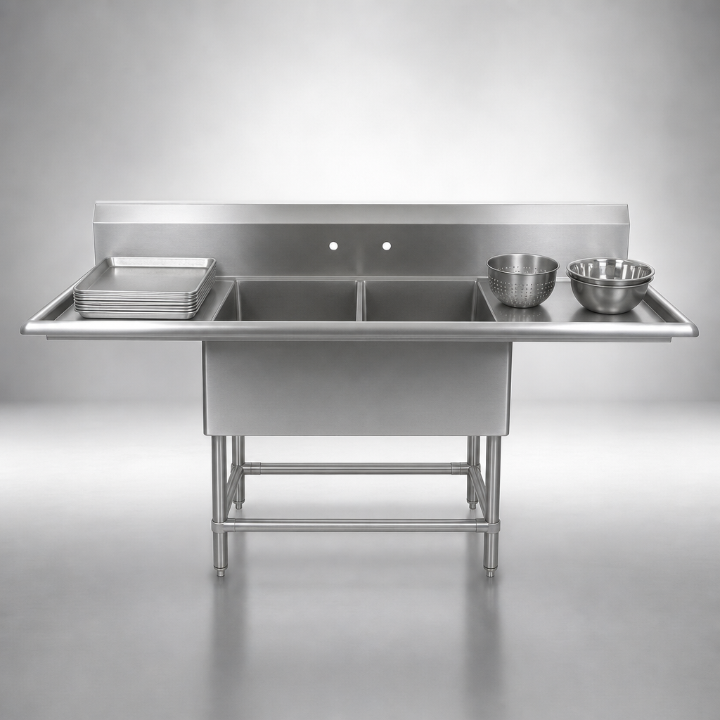 Dual 24-Inch Drainboards