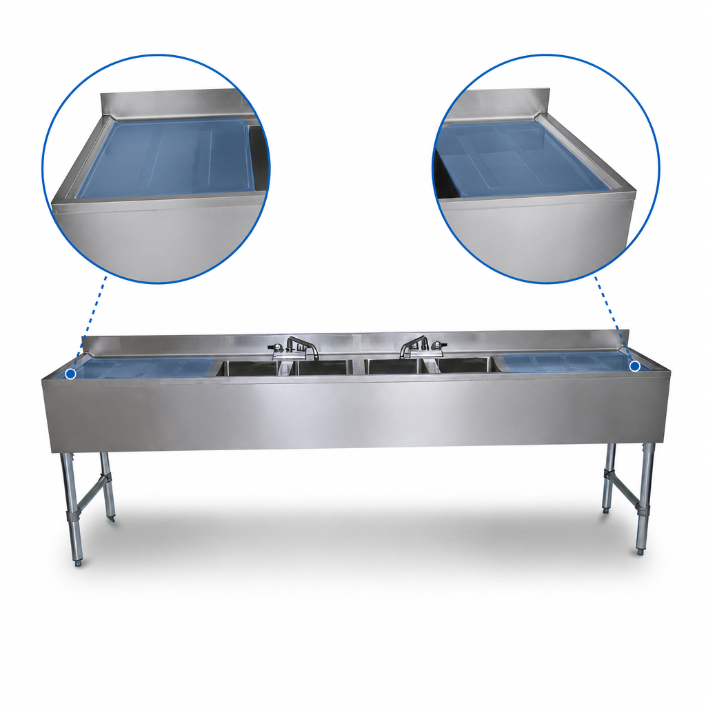 Dual Stamped Drainboards
