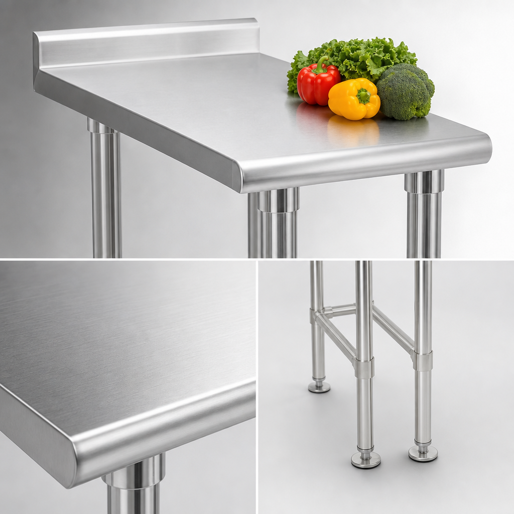 16 Gauge 304 Stainless Steel Top