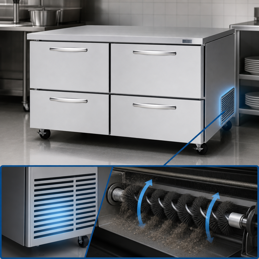 Self-Cleaning Condenser