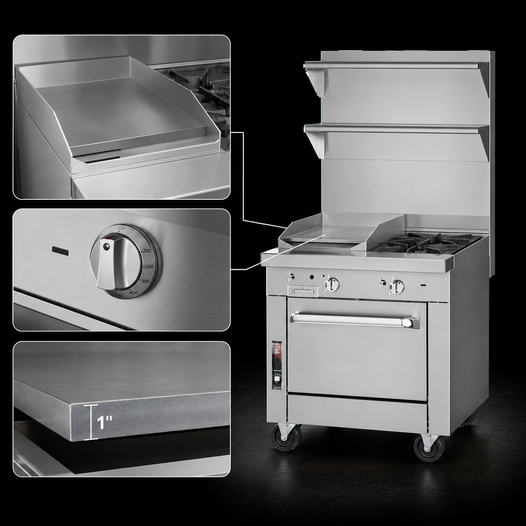 24-Inch Thermostatic Griddle