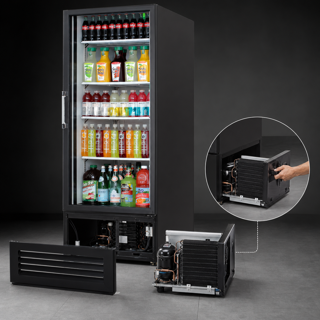 Bottom-Mounted Self-Contained Refrigeration