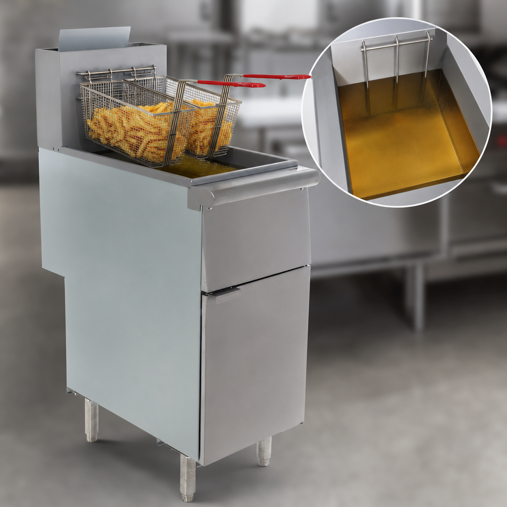 40 lb. Fry Pot Capacity