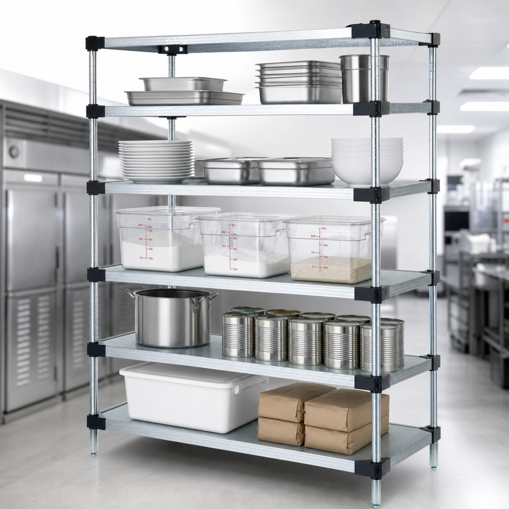 Five Solid Shelves