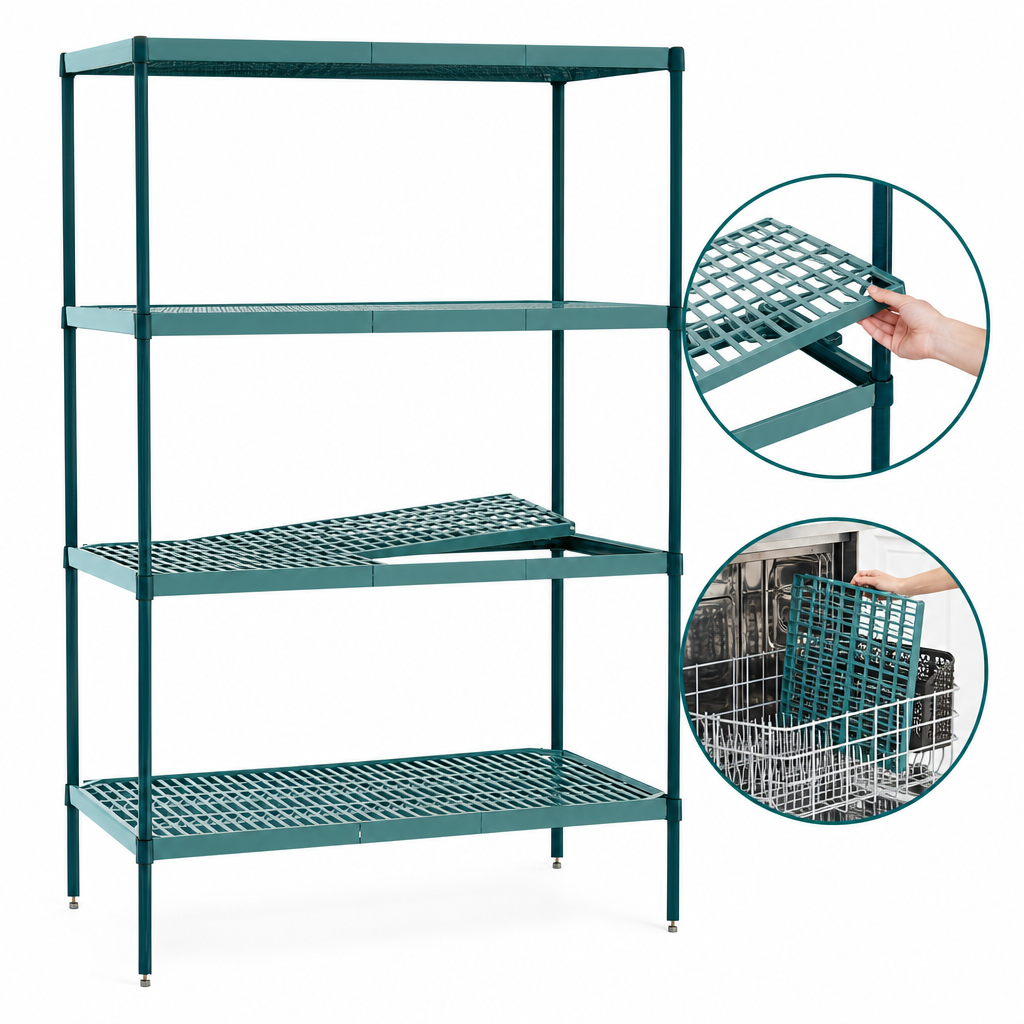 Removable Polymer Shelf Mats