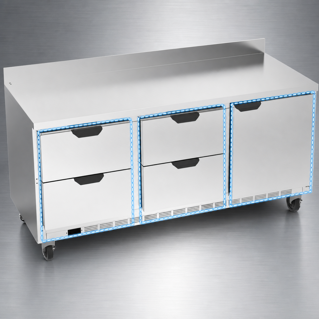 Three-Section Cabinet