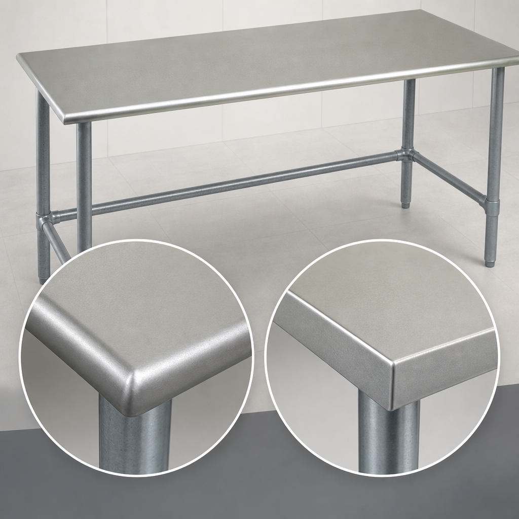 Rolled Edges and Flush-Side Design