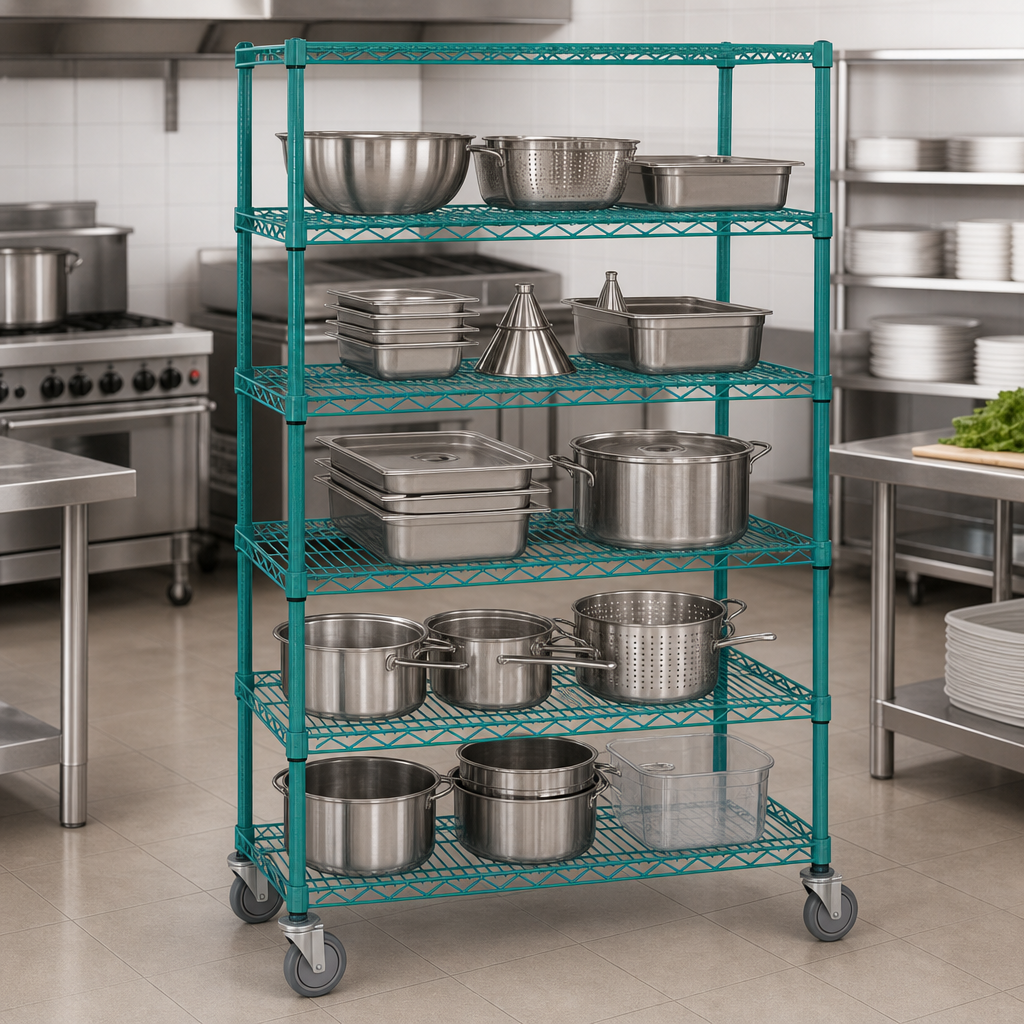 Five Wire Shelves