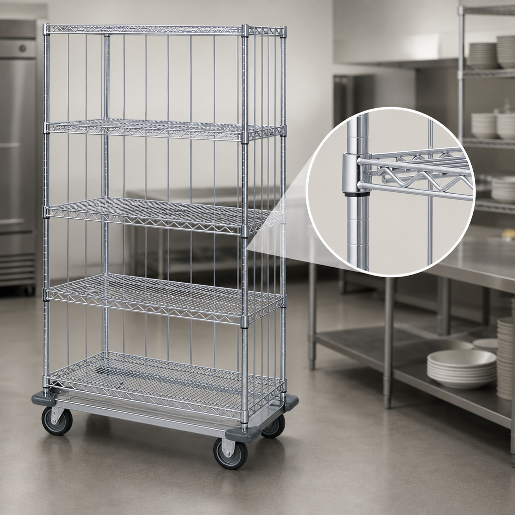 Five Wire Shelves