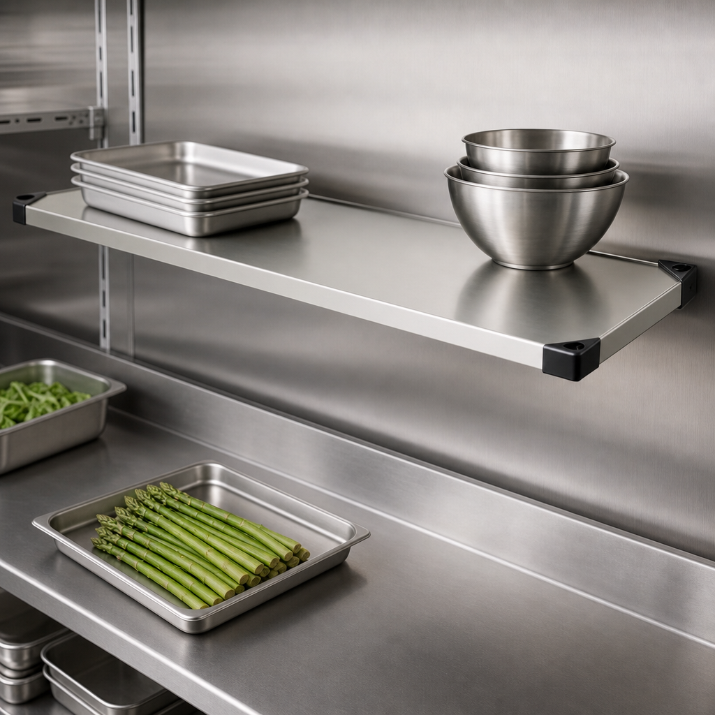 Flat Solid Shelf Surface