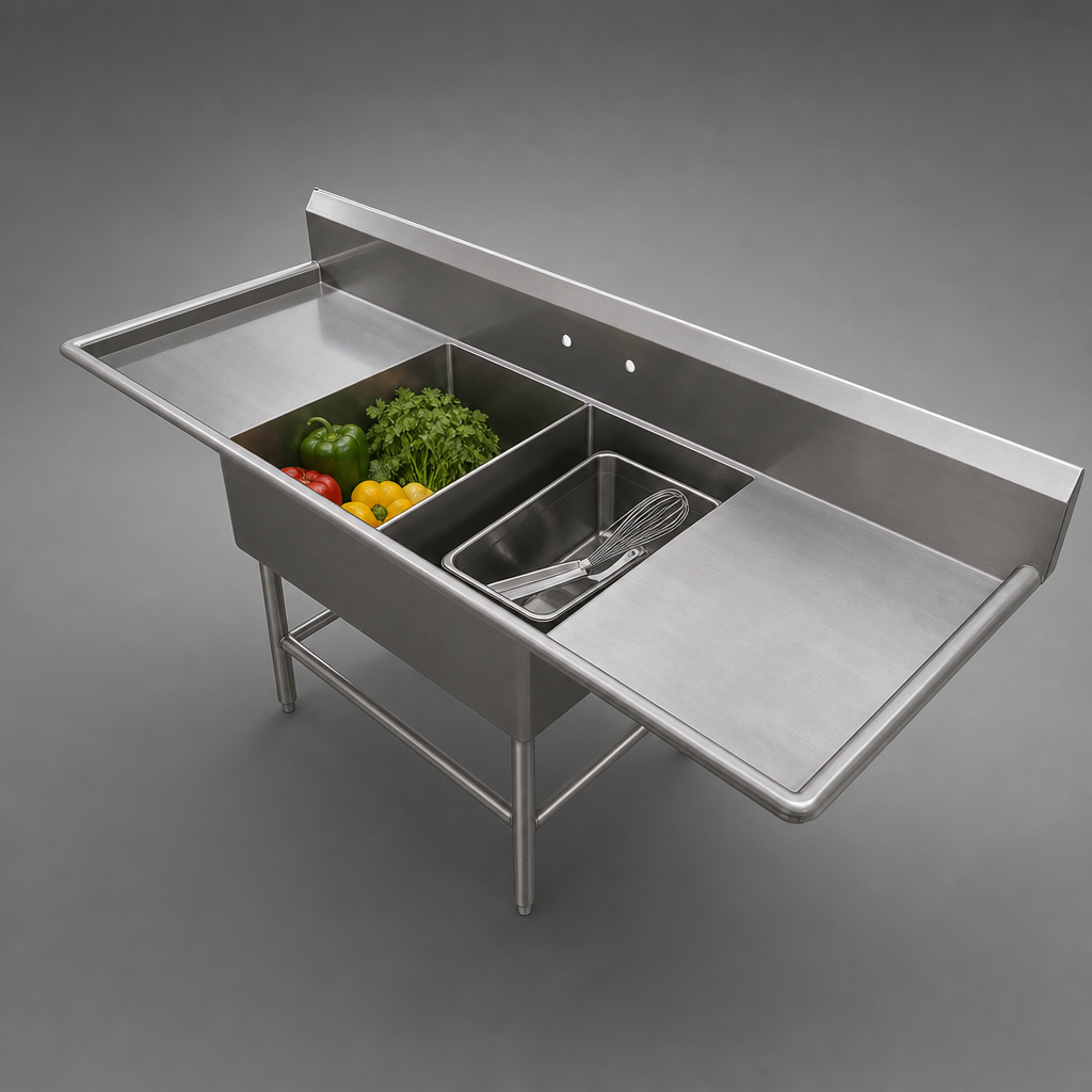 Two Compartment Sink Layout